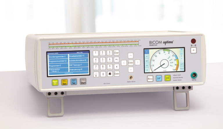 BICOM Optima Bioresonanzgerät zur Diagnose und Behandlung in der Naturheilpraxis Karin Kossek Duisburg